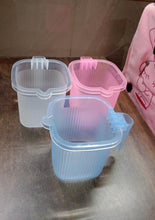 Plastic Square Transparent  Bath Water Mug (1 Pc / 1000 ML / Mix Color) the24kgal