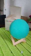 Moon Night Lamp with Plastic Stand Night Lamp for Bedroom (19 x14 Cm / 1 Pc) the24kgal