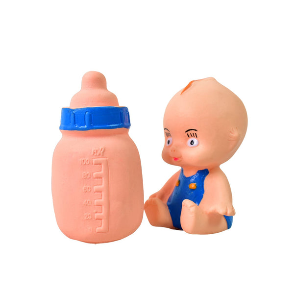 Baby And Bottle Squeeze Chu Chu Fun Toy (2 Pcs) the24kgal
