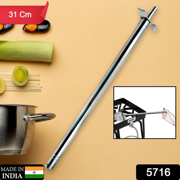 Stainless Steel Gas Lighter - Long Spark for Kitchen Stoves & Restaurants (31 Cm / 1 Pc) the24kgal