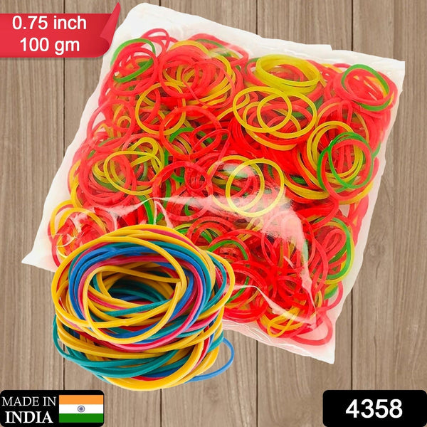 Multicolor Rubber Bands (Elastic & Reusable, Office & Home), Hair accessories the24kgal
