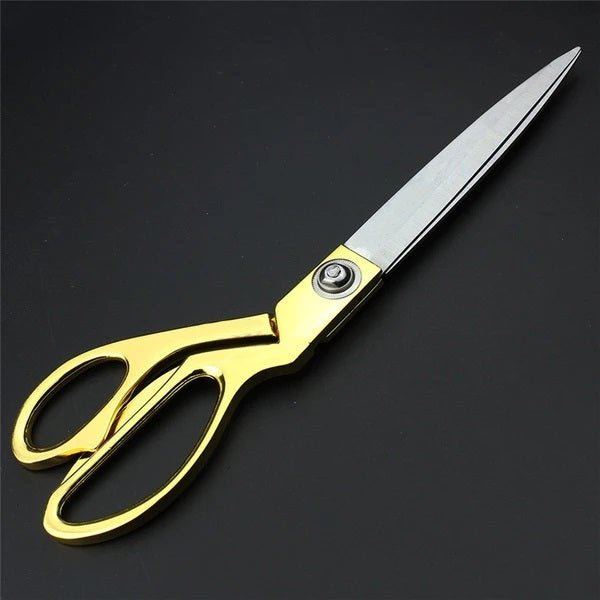 Stainless Steel Tailoring Scissor Sharp Cloth Cutting for Professionals  (Golden) the24kgal