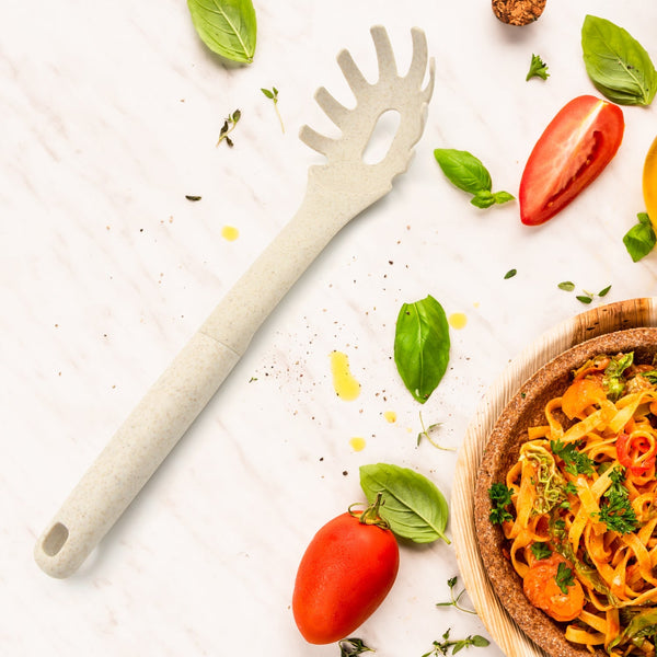 Plastic Kitchen Utensil - Heat-Resistant Non-Stick Whisk, Pasta & Soup Spoon (1 Pc ) the24kgal