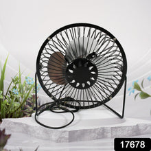 USB Table Desk Personal Metal Electronic Fan, Compatible with Computers, Laptops, Student Dormitory, Suitable For Office, School Use (1 Pc) the24kgal