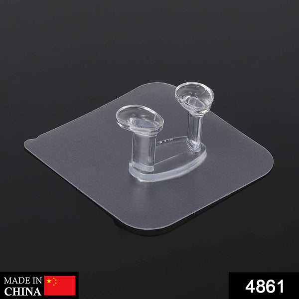 Transparent Multi-Function Wall Storage Hooks the24kgal