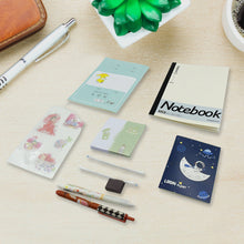 Cartoon Stationery Box  Cartoon Design School Box Book , diary , Pen , Eraser, Sharpner , Sticker & Pen Refill Student Gift School box  (1 box) the24kgal