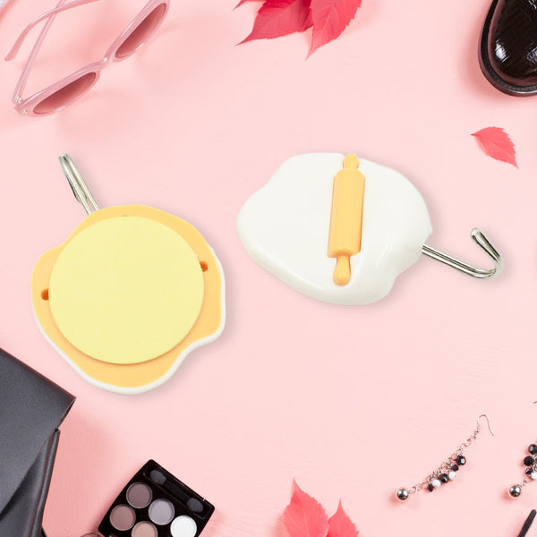 Multipurpose Strong Hook Self-Adhesive hooks for wall Heavy Duty Hook, Sticky Hook Household For Home, Decorative Hooks, Bathroom & All Type Wall Use Hook, Suitable for Bathroom, Kitchen, Office the24kgal