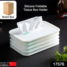 Simple Silicone Tissue Holder – Cube/Cylinder Tissue Box for Bathroom, Office, Car & Bedroom the24kgal