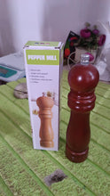 Wooden Pepper Mill 6 inch Tall - Best Pepper Grinder (1 Pc) the24kgal