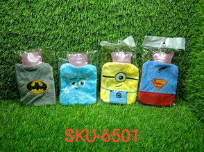 Mini 1pc Mix design hot water bag for pain relief. the24kgal