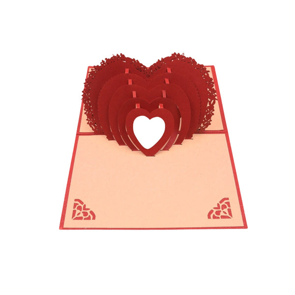 3D -Up Greeting Card (1 Pc): Birthday, Love, Christmas the24kgal