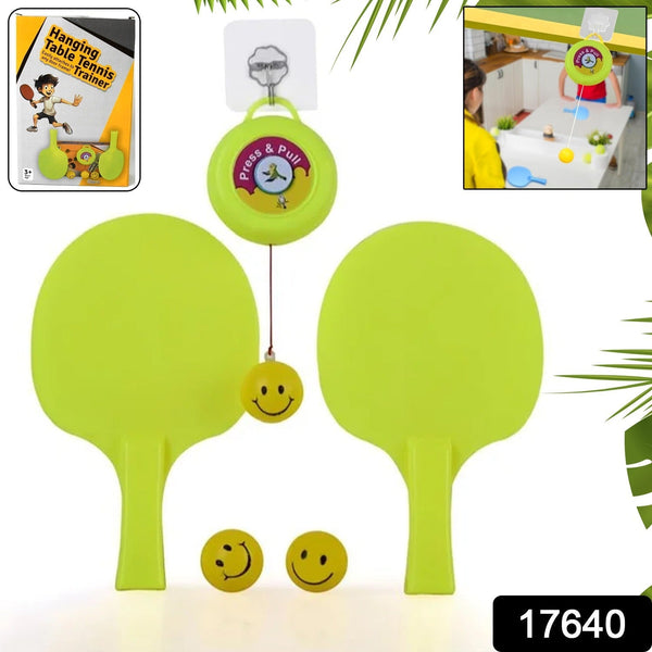 Portable Indoor Hanging Table Tennis with Three Ball, Table Tennis Self Training Set the24kgal