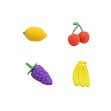 Mini Cute Vegetables and Fruits Erasers or Pencil Rubbers for Kids, 1 Set Fancy & Stylish Colorful Erasers for Children, Eraser Set for Return Gift, Birthday Party, School Prize, 3D Erasers  (4 pc Set) the24kgal