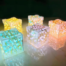 Cube Tulip Night Lamp | Led Decorative Nights Lamp (Multicolor & Design / 1 Set) the24kgal