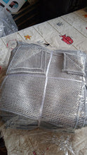 Double-Sided Microfiber Cloth & Stainless Steel Scrubber – Non-Scratch Wire (1 Pc, 20x20 cm) the24kgal