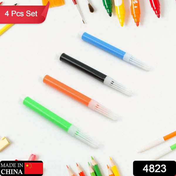 4-Piece Waterproof Marker Pen Art Set for DIY Crafts, Kids & Artists the24kgal