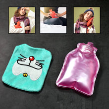 Doremon Cartoon Small Hot Water Bag with Cover for Pain Relief the24kgal