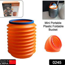 Foldable Storage Bucket , Water Container & Dustbin Multiuse Bucket For Home , Car & Kitchen Use Bucket the24kgal