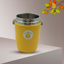 HEAVY LEAK-PROOF STAINLESS STEEL LUNCH BOX/ TIFFIN BOX, 2 COMPARTMENT, FOOD BOX FOR THERMAL CONTAINER FOR FOOD STAINLESS STEEL FOR STUDENT FOR WORK FOR TRAVEL (2 LTR.) the24kgal