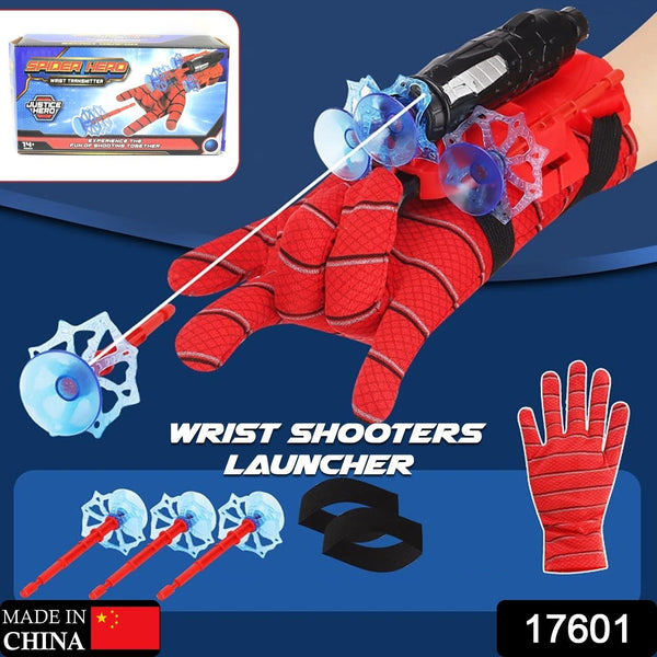Web Shooter Toy for Kids Fans, Launcher Wrist Gloves Toys For Kids, Boys Superhero Gloves Role-Play Toy Cosplay, Sticky Wall Soft Bomb Funny Children's Educational Toys the24kgal