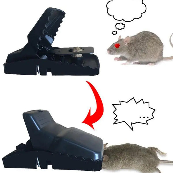 Mouse Trap Cage with Dummy Mouse – Reusable Pest Control for Home & Office (1 Pc) the24kgal