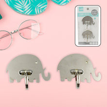 Strong Self-Adhesive Hooks (2 Pc): Heavy Duty, Waterproof, All-Purpose the24kgal