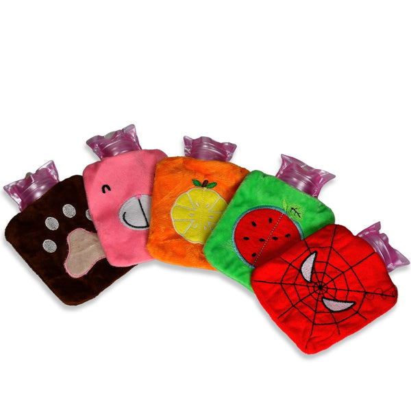 Mini 1pc Mix design hot water bag for pain relief. the24kgal