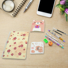 Cartoon Stationery Box  Cartoon Design School Box Book , diary , Pen , Eraser, Sharpner , Sticker & Pen Refill Student Gift School box  (1 box) the24kgal