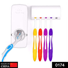 Toothpaste Dispenser & Tooth Brush Holder the24kgal