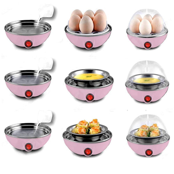 Egg Boiler / Poacher / Cooker / Electric Steamer (1 Layer) the24kgal