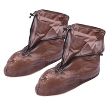Plastic Shoes Cover Reusable Anti-Slip Boots Zippered Overshoes Covers Transparent Waterproof Snow Rain Boots for Kids / Adult Shoes, for Rainy Season (1 Pair / Small Size) the24kgal