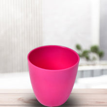 Plastic Flower Valencia (Pot) Home and Outdoor (1 Pc/Mix Colour) the24kgal