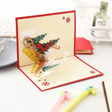 3D -Up Greeting Card (1 Pc): Birthday, Love, Christmas the24kgal