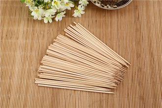 Natural Bamboo Wooden Skewers / BBQ Sticks for Barbeque and Grilling the24kgal
