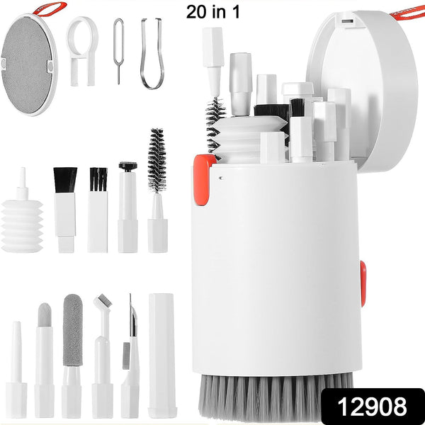 20-in-1 Keyboard Cleaner Kit – Electronic Cleaning Brush, Spray & Tools for Laptop, Phone, Camera & More the24kgal