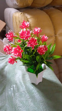 Wild Artificial Flower Plant for Home & Office Decor (1 Pc, Cute Pot) the24kgal