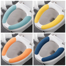 Toilet Seat Cover, Toilet Seat Cushion Soft and Warm Washable Toilet seat Cover Sheets Comfortable the24kgal