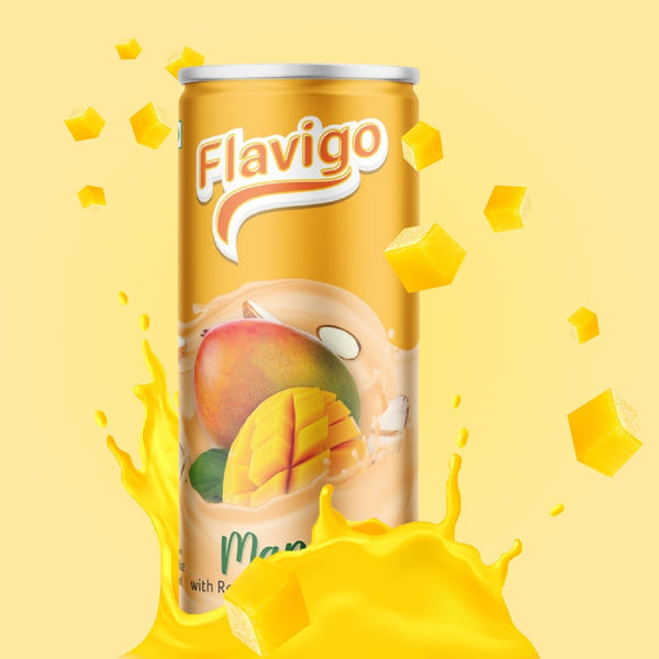 Flavigo Mango Ice Cream Milkshake (200Ml) | Ice cream shakes the24kgal