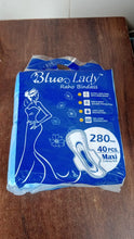 Blue Lady Extra Long Pads With Wides Wings Sanitary Pads – 280 mm, 40-Pack the24kgal