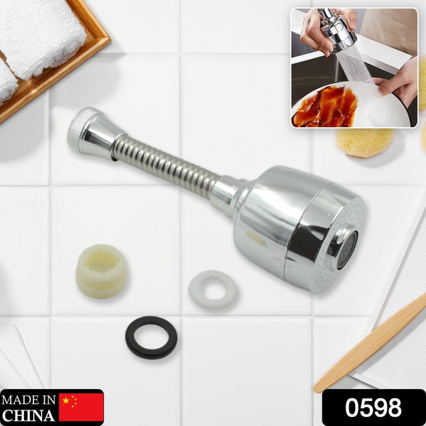 360° Rotating Faucet Sprayer – Water-Saving Splash-Proof Aerator for Kitchen & Bathroom (6 Inch) the24kgal