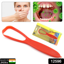Plastic Tongue Cleaner For Kids & Adults | Tongue Scraper For Bad Breath, Maintain Oral Hygiene for Daily Use | for Fresh Breath & Bacteria Removal | Improved Taste Plastic With Handle Tongue Cleaner (1 Pc ) the24kgal