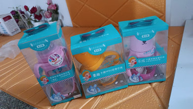 Baby Feeding Bottle with Handles & Straw (Mix Design, Size & Color / 1 Pc) the24kgal