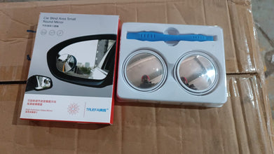 Car Blind Spot Side Mirror Round With Heavy Duty Plastic Spudger Pry Tool (2 Pcs Set) the24kgal