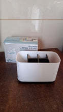 6 Compartment Multi Purpose Organizer Toothbrush Holder Stand Plastic Caddy (1 Pc) the24kgal