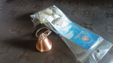 Metal Small Temple Bell Keychain, Motorcycle Bell Keychain (1 Pc / Mix Color) the24kgal