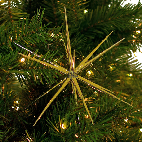 3D Gold Star Hanging Decoration Star, Acrylic Look  Hanging Luminous Star for Windows, Home, Garden Festive Embellishments for Holiday Parties Weddings Birthday Home Decoration (Big) the24kgal