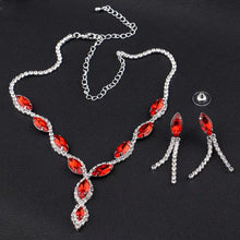 Necklace and Earrings Set Wedding Jewelry Set (1 Set / Mix Color) the24kgal