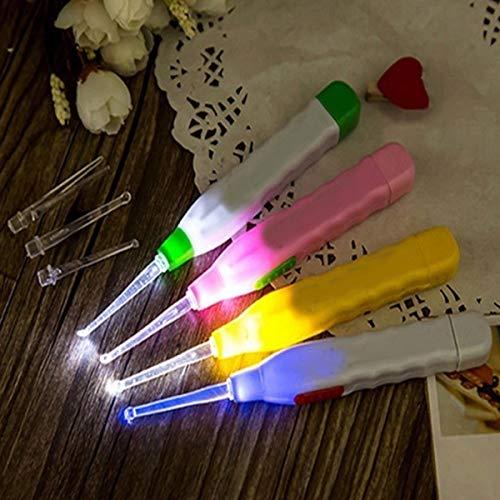 LED Flashlight Earpick with Tweezer the24kgal