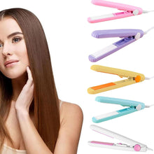 Beauty and Personal Care Professional Ceramic Plate Mini Hair Styler Straightener and Curler the24kgal