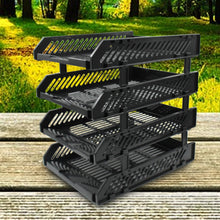 4-Layer Multifunctional File Rack with Drawers for Office Desk the24kgal